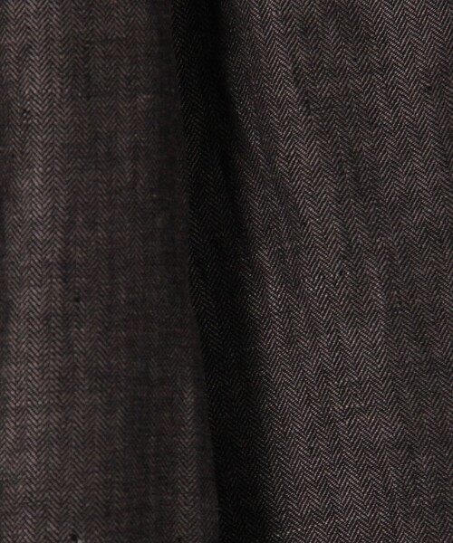 HAVERSACK（ハバーザック）の「HAVERSACK ATTIRE リネン ワイドテーパード サロペットパンツ（その他パンツ・メンズ・ブラック・S）」の3枚目の写真