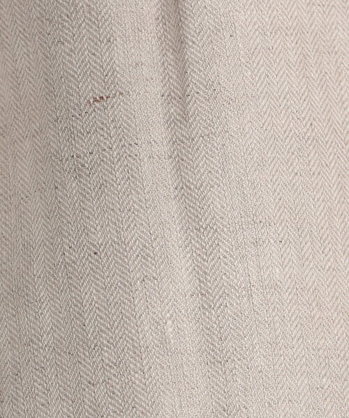 HAVERSACK（ハバーザック）の「HAVERSACK ATTIRE リネン ワイドテーパード サロペットパンツ（その他パンツ・メンズ・ブラック・S）」の2枚目の写真