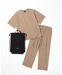 THOUSAND MILE（サウザンドマイル）の「[M's]SHORT SLEEVE T-SHIRT & LONG PANTS SET NY/PU/ショートスリーブTシャツ&ロングパンツセット（セットアップ）」