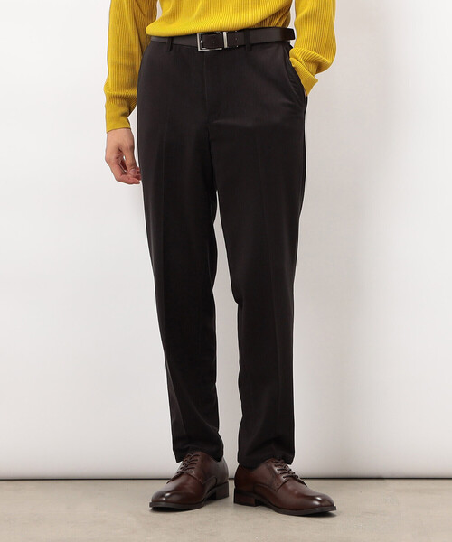 COMME CA ISM（コムサイズム）の「【セットアップ対応】トリコットコーデュロイ パンツ（スーツパンツ・メンズ・カーキ/チャコール/ネイビー・SMALL/MEDIUM/LARGE/X-LARGE）」の6枚目の写真