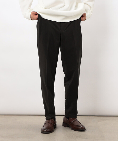 COMME CA ISM（コムサイズム）の「【セットアップ対応】トリコットコーデュロイ パンツ（スーツパンツ・メンズ・カーキ/チャコール/ネイビー・SMALL/MEDIUM/LARGE/X-LARGE）」の19枚目の写真