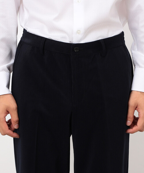 COMME CA ISM（コムサイズム）の「【セットアップ対応】トリコットコーデュロイ パンツ（スーツパンツ・メンズ・カーキ/チャコール/ネイビー・SMALL/MEDIUM/LARGE/X-LARGE）」の13枚目の写真