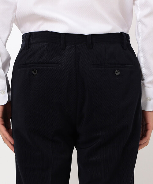COMME CA ISM（コムサイズム）の「【セットアップ対応】トリコットコーデュロイ パンツ（スーツパンツ・メンズ・カーキ/チャコール/ネイビー・SMALL/MEDIUM/LARGE/X-LARGE）」の12枚目の写真