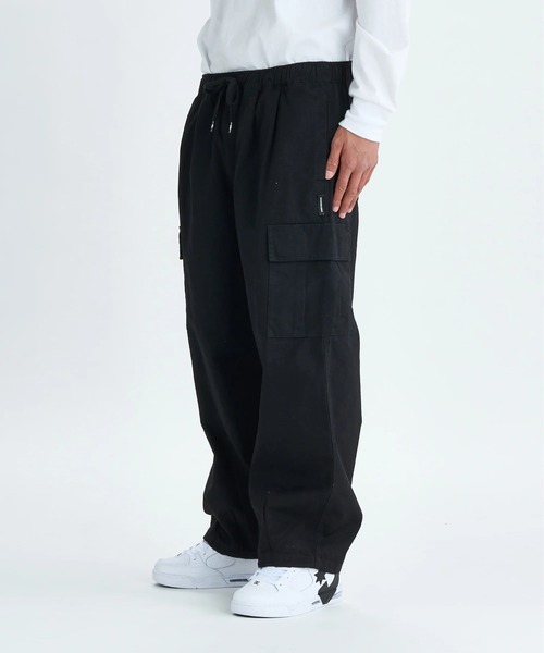 DC SHOES（ディーシーシューズ）の「25 SUPERWIDE CARGO P /DCストレッチウエストゴムバルーンシルエットカーゴパンツ（カーゴパンツ・メンズ・ブラック系その他2/ライトブルー/スカイブルー/カーキ/ブラック/ブラック系その他・X-LARGE/LARGE/MEDIUM）」の8枚目の写真