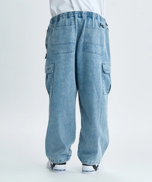 DC SHOES（ディーシーシューズ）の「25 SUPERWIDE CARGO P /DCストレッチウエストゴムバルーンシルエットカーゴパンツ（カーゴパンツ・メンズ・ブラック系その他2/ライトブルー/スカイブルー/カーキ/ブラック/ブラック系その他・X-LARGE/LARGE/MEDIUM）」の19枚目の写真
