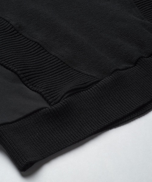 NO ID.(ノーアイディ)の「【NO ID.】Changing Knit Big Pullover / チェンジング ニット ビッグ プルオーバー(ニット/セーター・メンズ・グレー/ブラック・ONE SIZE)」の8枚目の写真