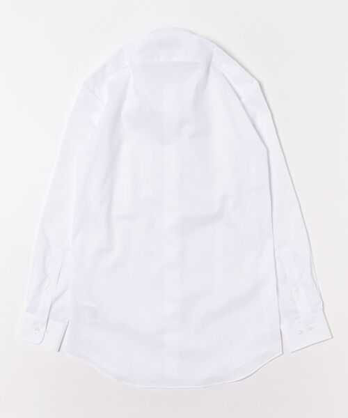 TAKA-Q(タカキュー)の「ワイシャツ メンズ ストレッチ ノンアイロン スパーノ 綿混 ボタンダウン 長袖 ビジネス ドレス NEWスタンダードフィット(ビジネスシャツ・メンズ・ホワイト・首回り37cm-裄丈80cm/首回り39cm-裄丈84cm/首回り41cm-裄丈82cm/首回り41cm-裄丈86cm/首回り43cm-裄丈82cm/首回り45cm-裄丈86cm/首回り43cm-裄丈86cm/首回り39cm-裄丈80cm)」の3枚目の写真