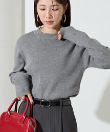 フリークスストア ★ニット グレー 36 厚手 made in UK FREAK\u0027S STORE｜フリークスストアのニット⁄セーター（グレー⁄灰色系