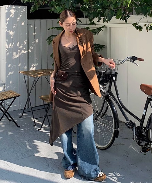 NOWLE(ノウル)の「【NOWLE】ルーズシルエット スエード テーラード ジャケット(テーラードジャケット・メンズ・ブラウン/ブラック・MEDIUM/LARGE/X-LARGE)」の19枚目の写真