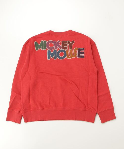 F.O.KIDS（エフオーキッズ）の「F.O.KIDS/エフオーキッズ ディズニーキャラクター ミッキー＆フレンズ ミッキーマウス クルーネック スウェット トレーナー（スウェット・キッズ・レッド/ベージュ/ネイビー/グリーン・160/150/130/140）」の8枚目の写真