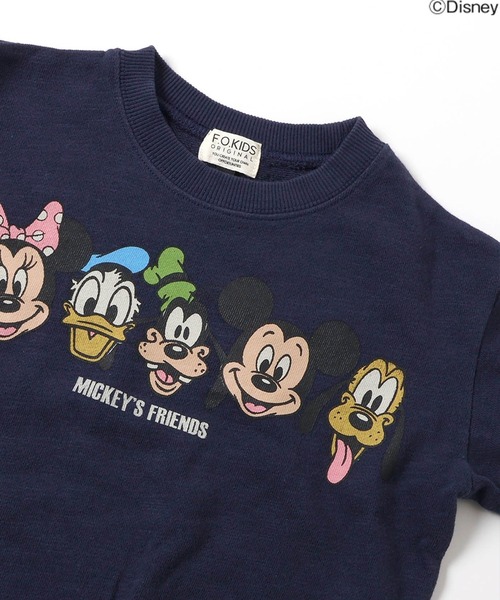 F.O.KIDS（エフオーキッズ）の「F.O.KIDS/エフオーキッズ ディズニーキャラクター ミッキー＆フレンズ ミッキーマウス クルーネック スウェット トレーナー（スウェット・キッズ・レッド/ベージュ/ネイビー/グリーン・160/150/130/140）」の13枚目の写真