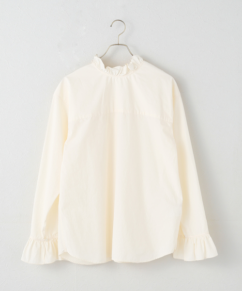 plage（プラージュ）の「Furil 2way ブラウス（シャツ/ブラウス・レディース・チャコールグレー/アイボリー・FREE）」の2枚目の写真