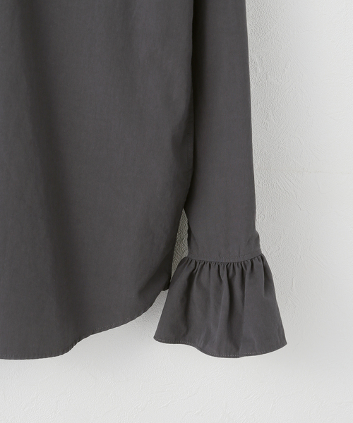 plage（プラージュ）の「Furil 2way ブラウス（シャツ/ブラウス・レディース・チャコールグレー/アイボリー・FREE）」の12枚目の写真