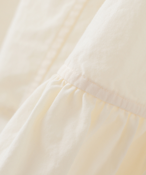 plage（プラージュ）の「Furil 2way ブラウス（シャツ/ブラウス・レディース・チャコールグレー/アイボリー・FREE）」の7枚目の写真