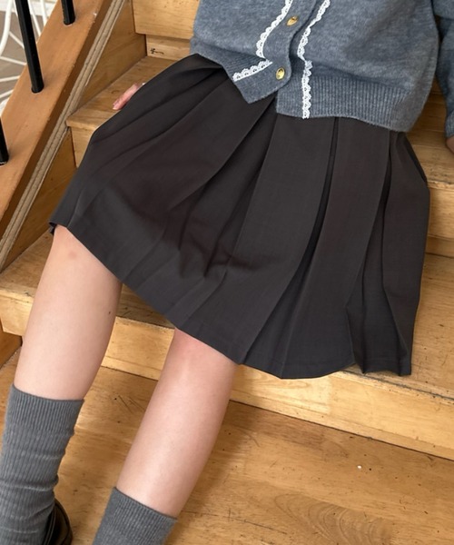 Ada.(エイダ)の「ミディ丈 プリーツ スカート(スカート・レディース・ブラック/グレー・L/M)」の18枚目の写真