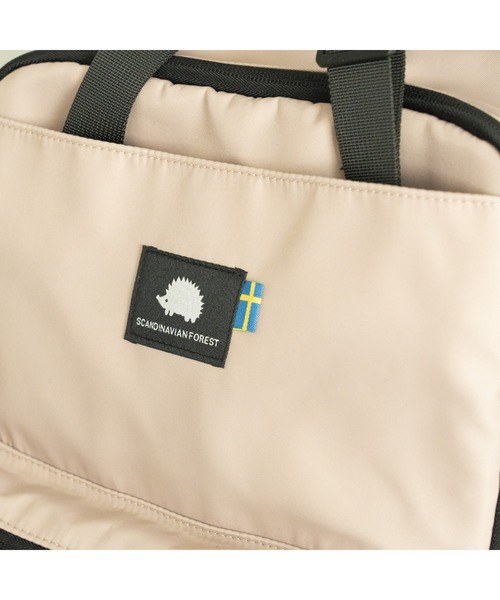 SCANDINAVIAN FOREST(スカンジナビアン・フォレスト)の「2WAYトートリュック<撥水加工>(バックパック/リュック・レディース・ピンクベージュ/ブラック/ダークブルー/ベージュ/チャコールグレー/ブラック系その他・FREE)」の8枚目の写真