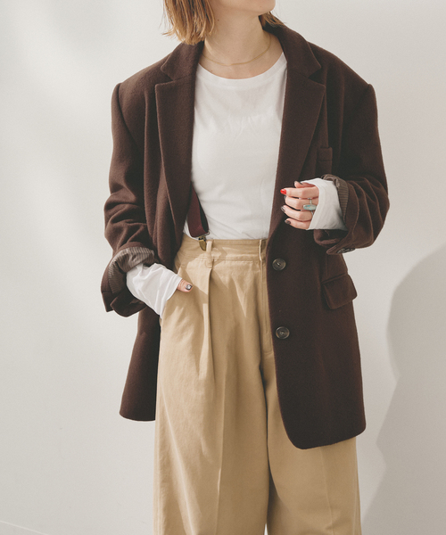 Higuchi*S ビーバーオーバージャケット（テーラードジャケット