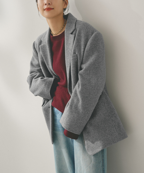 Higuchi*S ビーバーオーバージャケット（テーラードジャケット