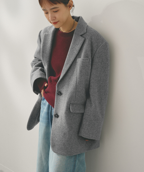 Higuchi*S ビーバーオーバージャケット（テーラードジャケット