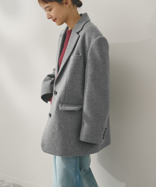 Higuchi*S ビーバーオーバージャケット（テーラードジャケット