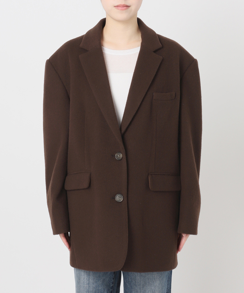 Spick and Span Higuchi *S オーバーサイズジャケット Higuchi*S ビーバーオーバージャケット（テーラードジャケット