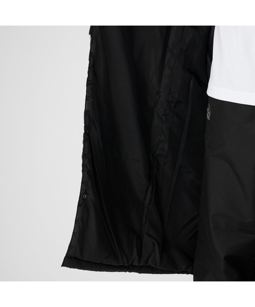 Kappa(カッパ)の「Kappa カッパ 膝下丈 フード付き 中綿入り ベンチコート ジャケット(ダウンジャケット/コート・メンズ・ネイビー/ブラック・LL/M/L)」の15枚目の写真