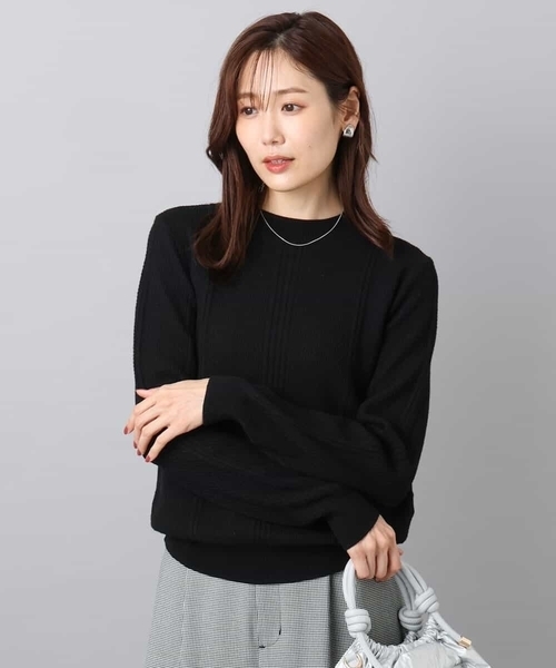 セール】ミニケーブル編みニット/洗える（ニット/セーター）｜MK