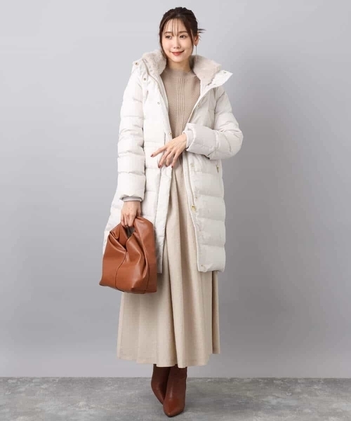 MK MICHEL KLEIN（エムケーミッシェルクラン）の「ミニケーブル編みニット/洗える（ニット/セーター・レディース・ブラック/ベージュ/レッド・38）」の13枚目の写真