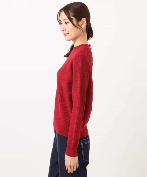 セール】ミニケーブル編みニット/洗える（ニット/セーター）｜MK