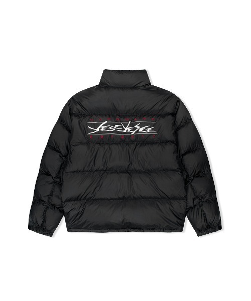 YESEYESEE(イエスアイシー)の「Sign Logo Down Jacket(ダウンジャケット/コート・メンズ・ブルー/グレー/ブラック・L/S/XL/M)」の4枚目の写真