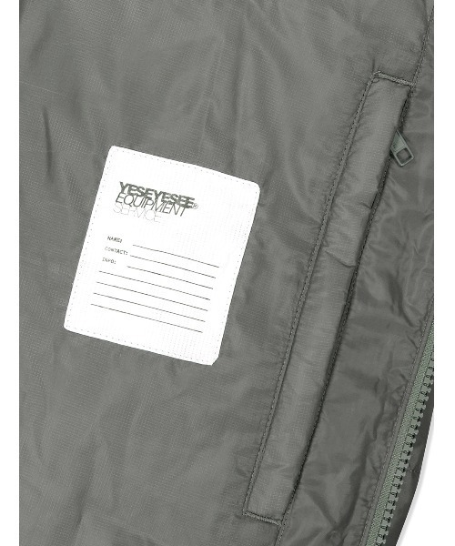 YESEYESEE(イエスアイシー)の「Sign Logo Down Jacket(ダウンジャケット/コート・メンズ・ブルー/グレー/ブラック・L/S/XL/M)」の16枚目の写真