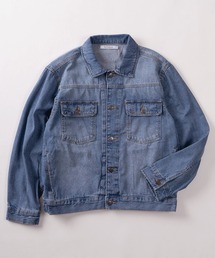 SlashDate（スラッシュデイト）の「【83】ヴィンテージライク ウォッシュ加工 デニムジャケット/Gジャン/アメカジ【セットアップ可能】（デニムジャケット）」
