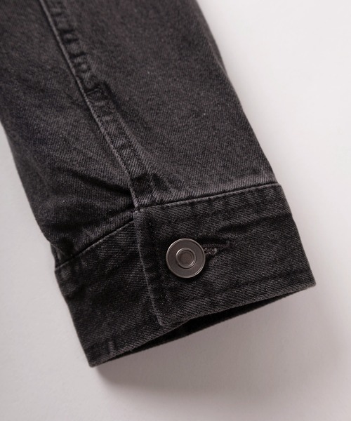 セール】【83】ヴィンテージライク ウォッシュ加工 デニムジャケット