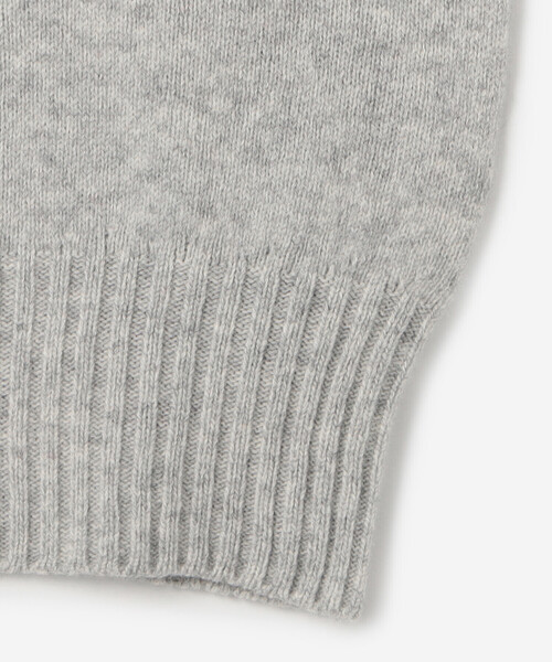 UNFIL（アンフィル）の「UNFIL | ラムズウール クルーネックニットプルオーバー WOMEN（ニット/セーター・レディース・イエロー系その他/レッド/モカ/ライトグレー・1）」の7枚目の写真