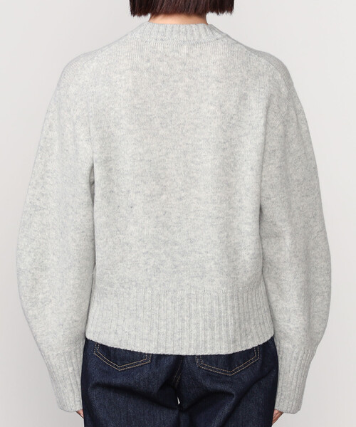 UNFIL（アンフィル）の「UNFIL | ラムズウール クルーネックニットプルオーバー WOMEN（ニット/セーター・レディース・イエロー系その他/レッド/モカ/ライトグレー・1）」の13枚目の写真