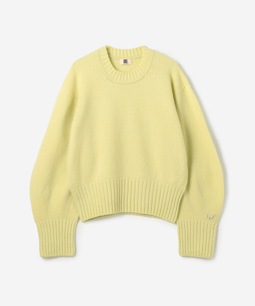 UNFIL（アンフィル）の「UNFIL | ラムズウール クルーネックニットプルオーバー WOMEN（ニット/セーター・レディース・イエロー系その他/レッド/モカ/ライトグレー・1）」の18枚目の写真