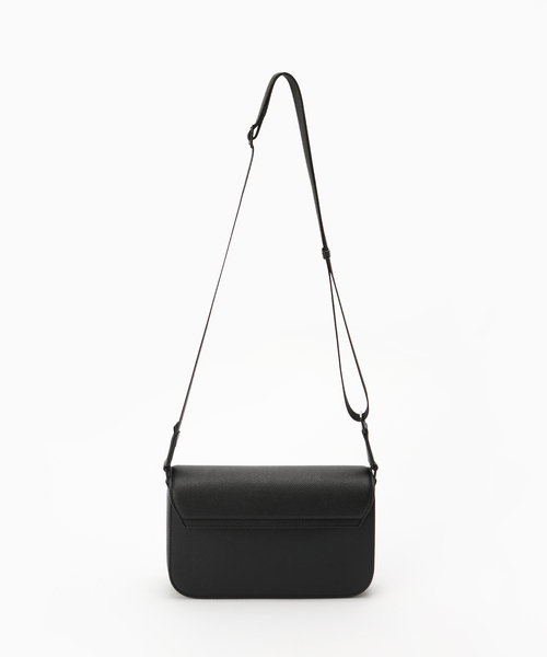 B.C STOCK(ベーセーストック)の「【fellowww / フェロー】別注 フェイクレザー クロスボディーバッグ(ショルダーバッグ・メンズ・ブラック・FREE)」の4枚目の写真