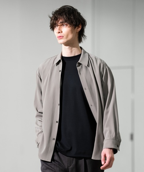 CITY TOKYO（シティトウキョウ）の「【CITY TOKYO/シティートーキョー】Long Twis-Tee（Tシャツ/カットソー・メンズ・ホワイト/ブラック・1/2/3）」の9枚目の写真