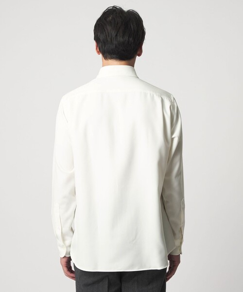 A DAY IN THE LIFE UNITED ARROWS(アデイインザライフユナイテッドアローズ)の「ウールライク フラノ カッタウェイカラーシャツ<A DAY IN THE LIFE>(シャツ/ブラウス・メンズ・ネイビー/ホワイト・M/L/XL)」の6枚目の写真