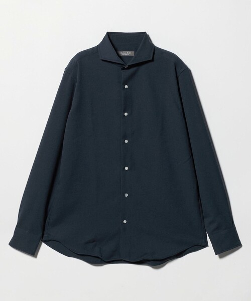 A DAY IN THE LIFE UNITED ARROWS(アデイインザライフユナイテッドアローズ)の「ウールライク フラノ カッタウェイカラーシャツ<A DAY IN THE LIFE>(シャツ/ブラウス・メンズ・ネイビー/ホワイト・M/L/XL)」の7枚目の写真