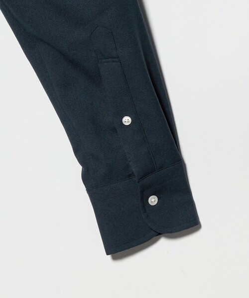 A DAY IN THE LIFE UNITED ARROWS(アデイインザライフユナイテッドアローズ)の「ウールライク フラノ カッタウェイカラーシャツ<A DAY IN THE LIFE>(シャツ/ブラウス・メンズ・ネイビー/ホワイト・M/L/XL)」の10枚目の写真