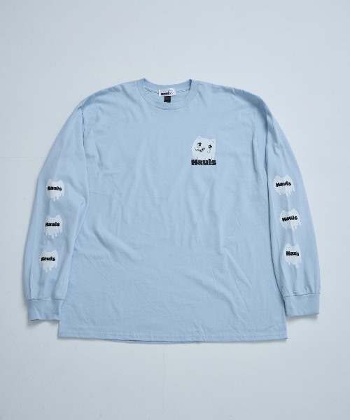 Hauls（ハウルズ）の「ヤニ吉のましゅまろBIGロンTEE（Tシャツ/カットソー・レディース・ブラック/サックスブルー/ホワイト・FREE）」の16枚目の写真