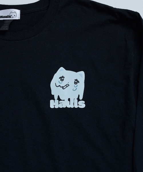 Hauls（ハウルズ）の「ヤニ吉のましゅまろBIGロンTEE（Tシャツ/カットソー・レディース・ブラック/サックスブルー/ホワイト・FREE）」の14枚目の写真