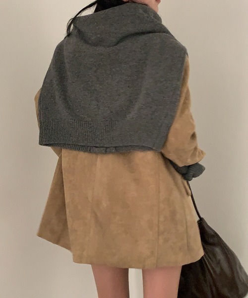 Big suede tailored jacket（テーラードジャケット）｜Vipoa（ヴィポア