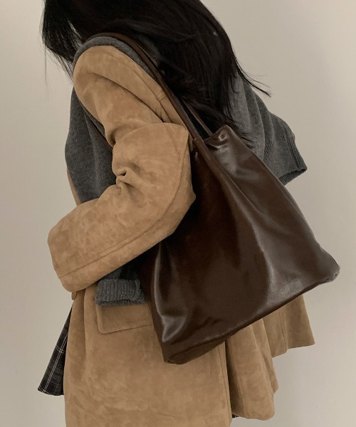 Vipoa（ヴィポア）の「Big suede tailored jacket（テーラードジャケット・レディース・ブラウン/ベージュ・FREE）」の20枚目の写真