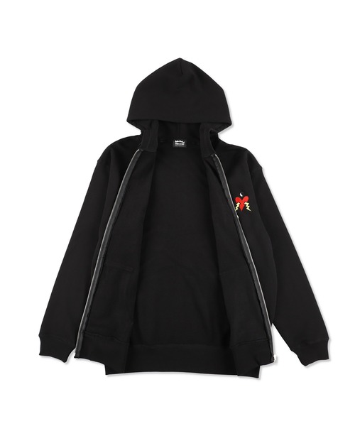 WIND AND SEA（ウィンダンシー）の「PARAPPA THE RAPPER x WDS Zip Up Hoodie（パーカー・メンズ・アッシュ/ブラック・XL/M）」の10枚目の写真