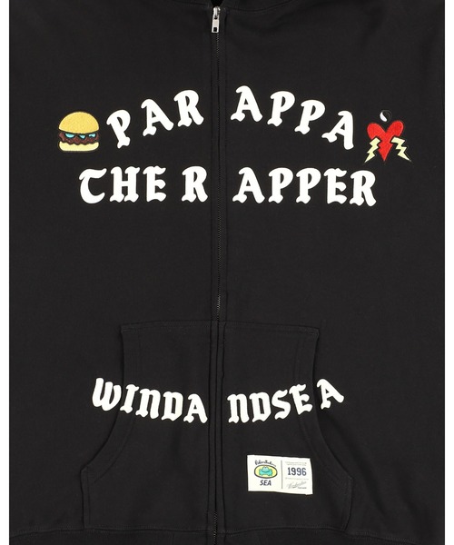 WIND AND SEA（ウィンダンシー）の「PARAPPA THE RAPPER x WDS Zip Up Hoodie（パーカー・メンズ・アッシュ/ブラック・XL/M）」の11枚目の写真