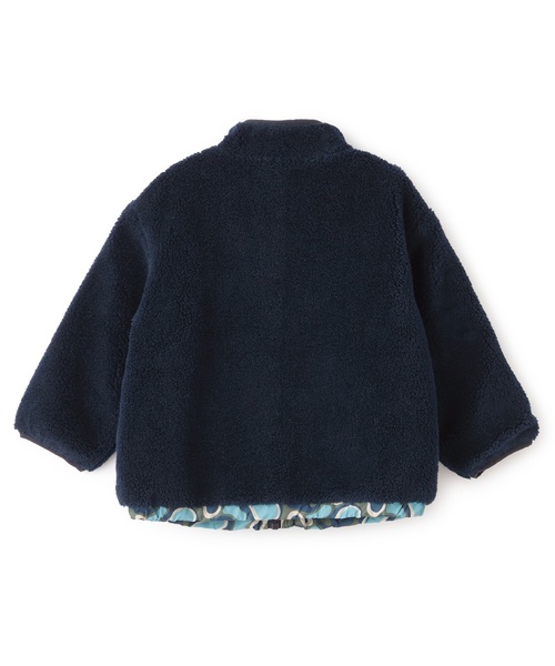 petit main（プティマイン）の「【撥水加工】柄×ボアブルゾン（ブルゾン・キッズ・ネイビー/ライトブルー/アイボリー/キャメル・90cm/130cm/120cm/110cm/100cm/80ｃｍ）」の15枚目の写真