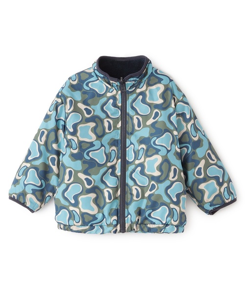 petit main（プティマイン）の「【撥水加工】柄×ボアブルゾン（ブルゾン・キッズ・ネイビー/ライトブルー/アイボリー/キャメル・90cm/130cm/120cm/110cm/100cm/80ｃｍ）」の16枚目の写真