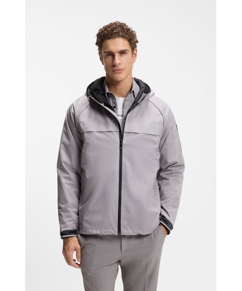 BOSS グレー ジップアップジャケット HUGO BOSS｜ヒューゴボスのその他アウター（グレー/灰色系・ジップ